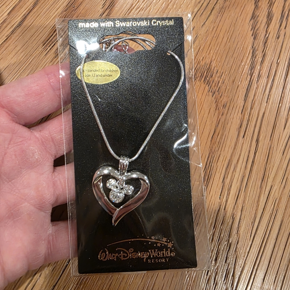 Disney Mickey Mouse Icon Heart Necklace